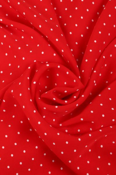 Софт принт "Средний горох" (БЕЛЫЙ ГОРОХ НА КРАСНОМ - 0,3 СМ - 15)