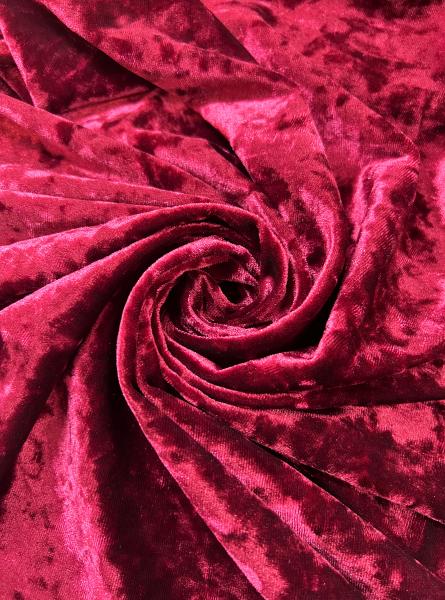 Бархат Краш RT10 (ВИННО БОРДОВЫЙ - 9)