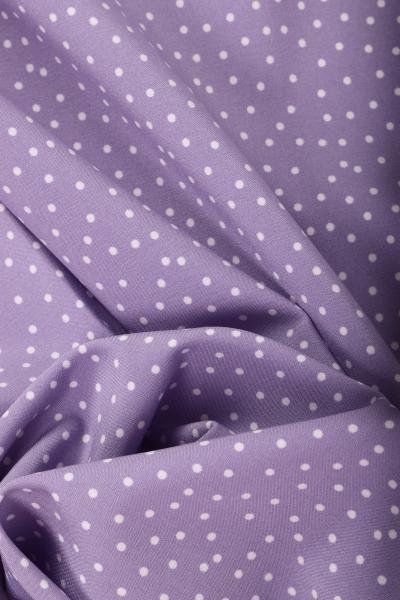 Индо принт "Средний горох" (БЕЛЫЙ ГОРОХ НА СИРЕНЕВОМ - 0,2 СМ - 39А)