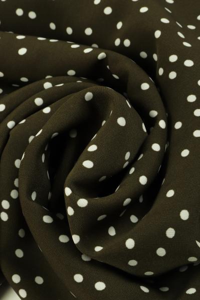 Софт принт "Средний горох" (БЕЛЫЙ ГОРОХ НА ХАКИ - 0,4 СМ - 14)