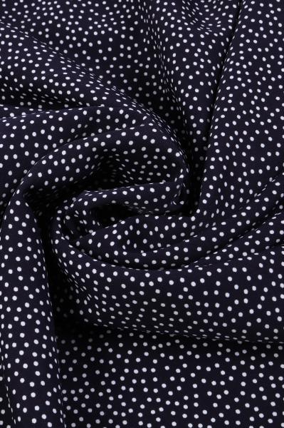 Софт принт "Песок" (БЕЛЫЙ ГОРОХ НА ТЕМНО-СИНЕМ - 0,2 СМ - 3)