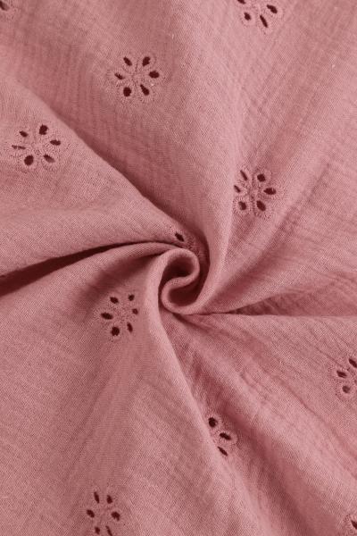 Муслин с вышивкой (ПЫЛЬНАЯ РОЗА - 10)