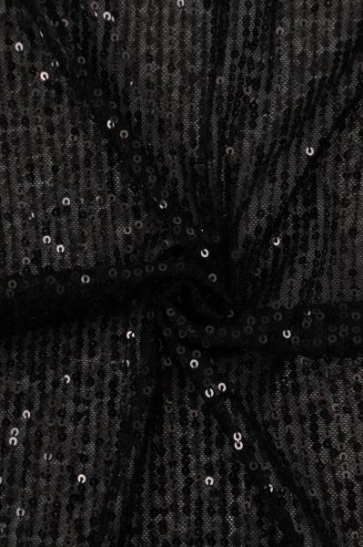 Пайетки на сетке (ЧЕРНЫЙ - 7)