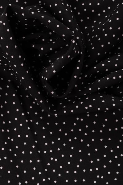 Индо принт "Средний горох" (БЕЛЫЙ ГОРОХ НА ЧЕРНОМ - 0,2 СМ - 16)