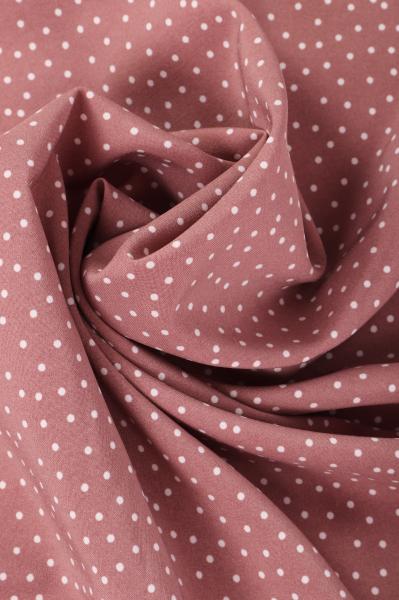 Индо принт "Средний горох" (БЕЛЫЙ ГОРОХ НА ТЕМНО-БЕЖЕВОМ - 0,2 СМ - 19)