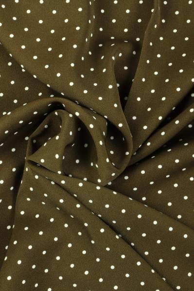 Софт принт "Средний горох" (БЕЛЫЙ ГОРОХ НА ХАКИ - 0,3 СМ - 1)