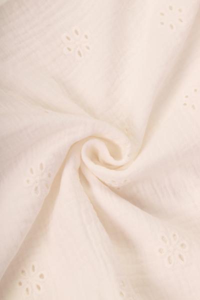 Муслин с вышивкой (МОЛОЧНЫЙ - 2)