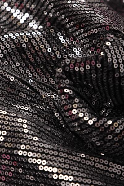 Пайетки на масле (ЧЕРНО-СЕРЕБРИСТЫЙ - 8)