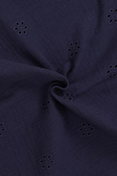Муслин с вышивкой (ТЕМНО-СИНИЙ - 20)