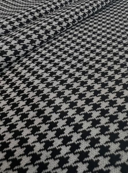 Жаккард принт RT8 (ЛАПКА 5 ММ ЧЕРНО-БЕЛАЯ)