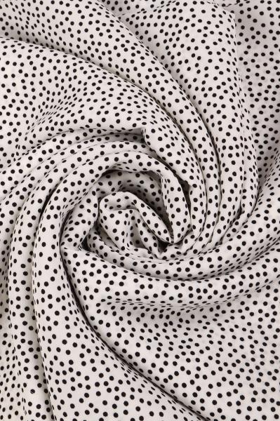 Софт принт "Песок" (ЧЕРНЫЙ ГОРОХ НА БЕЛОМ - 0,2 СМ - 6)