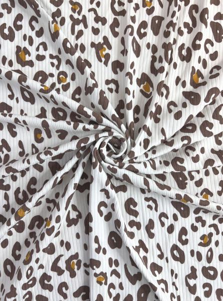 Лапша принт вискозная RT40 (ЛЕОПАРД КАПУЧИНО)