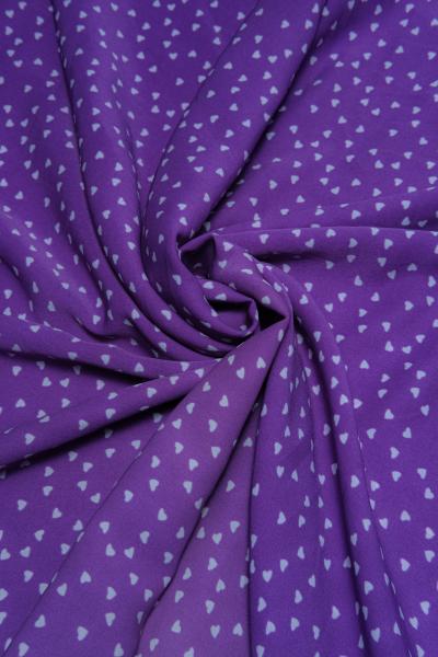 Софт принт (ФИОЛЕТОВЫЙ "МЕЛКИЕ СЕРДЦА" - 8)