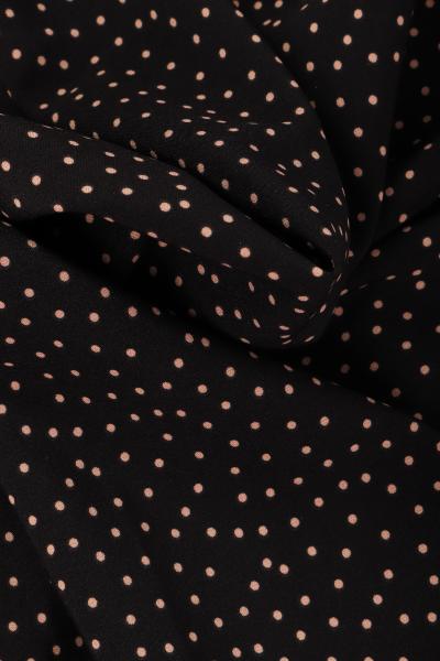 Индо принт "Средний горох" (БЕЖЕВЫЙ ГОРОХ НА ЧЕРНОМ - 0,2 СМ - 39)