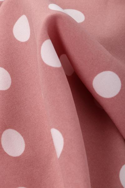 Индо принт "Крупных горох" (БЕЛЫЙ ГОРОХ НА ПУДРЕ - 1,5 СМ - 32)