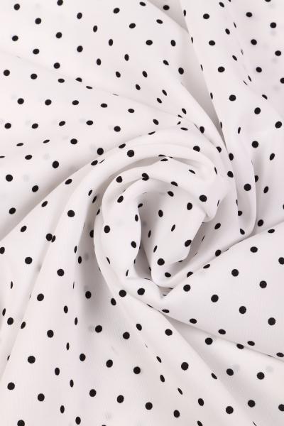 Софт принт "Средний горох" (ЧЕРНЫЙ ГОРОХ НА БЕЛОМ - 0,3 СМ - 18)