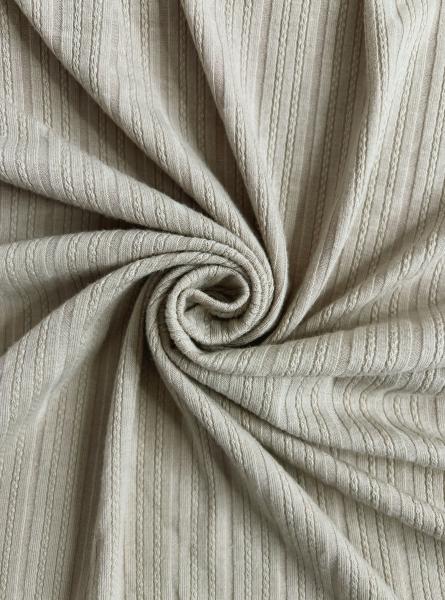 Ажурный трикотаж Косичка RT27 (КАПУЧИНО)