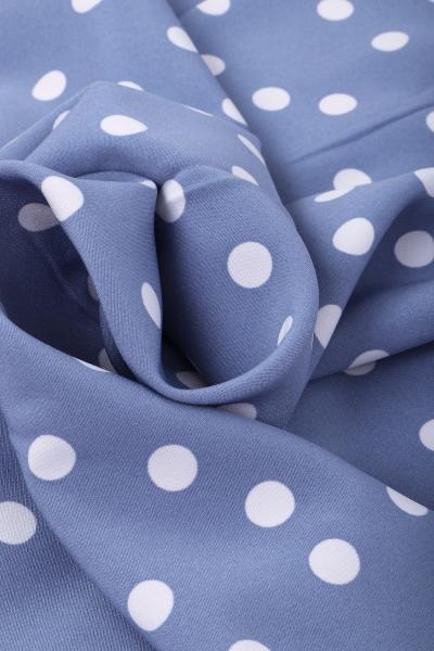 Марчиано принт (ГОРОХ ГОЛУБОЙ 1 СМ - 21)