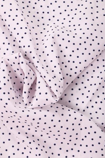 Индо принт "Средний горох" (СИНИЙ ГОРОХ НА БЕЛОМ - 0,2 СМ - 1)