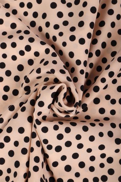 Индо принт "Рассыпной горох" (ЧЕРНЫЙ ГОРОХ НА ПУДРЕ - ОТ 0,5 ДО 0,7 СМ - 15)