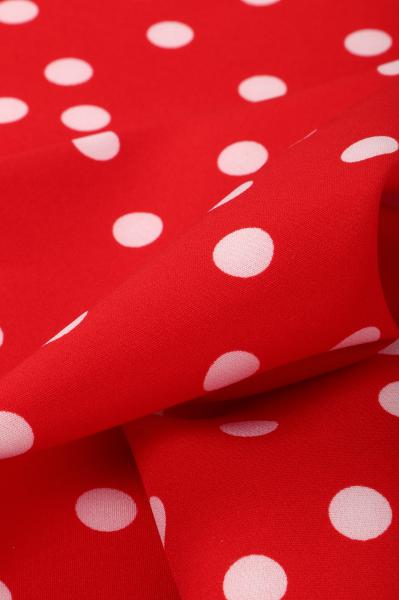 Марчиано принт (ГОРОХ КРАСНЫЙ 1 СМ - 4)