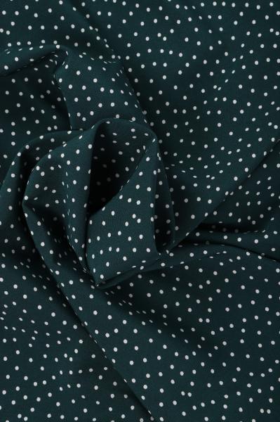 Индо принт "Средний горох" (БЕЛЫЙ ГОРОХ ТЕМНО-ЗЕЛЕНОМ - 0,2 СМ - 26)