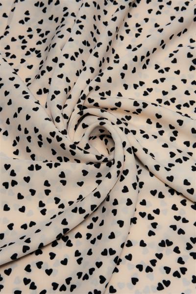 Софт принт (БЕЖЕВЫЙ "КРУПНЫЕ СЕРДЦА" - 5)