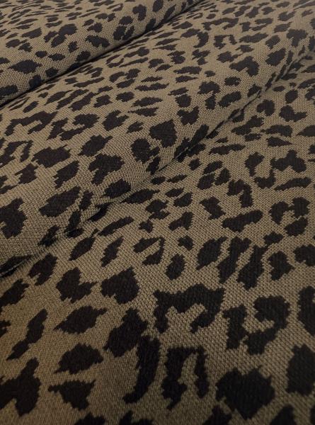 Жаккард принт RT8 (ЛЕОПАРД КАПУЧИНО)