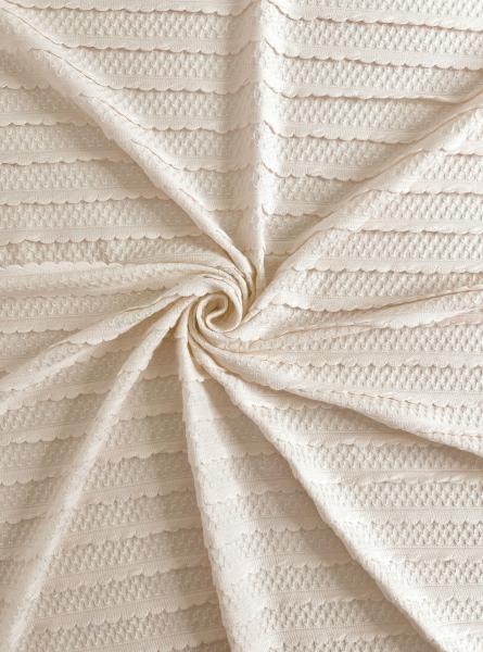 Компакт гребенная, кулирка раппорт 100%хб (БЕЖЕВО-МОЛОЧНЫЙ - 131107)