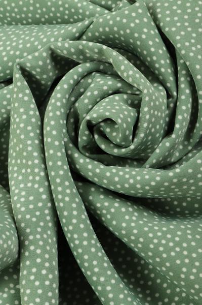 Софт принт "Песок" (БЕЛЫЙ ГОРОХ НА БИРЮЗОВОМ - 0,2 СМ - 2)