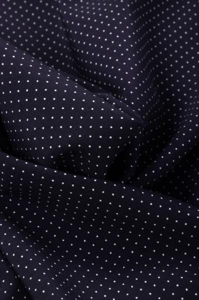 Индо принт "Крапинки" (БЕЛЫЙ ГОРОХ НА ТЕМНО-СИНЕМ - 0,1 СМ - 2)