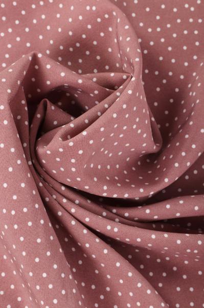 Индо принт "Средний горох" (БЕЛЫЙ ГОРОХ НА БЕЖЕВОМ - 0,2 СМ - 40)