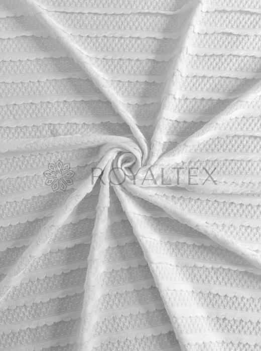 Компакт гребенная, кулирка раппорт 100%хб (БЕЛЫЙ БРИЛЛИАНТ - 114001)