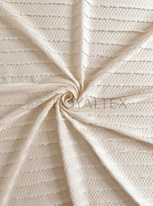 Компакт гребенная, кулирка раппорт 100%хб (БЕЖЕВО-МОЛОЧНЫЙ - 131107)