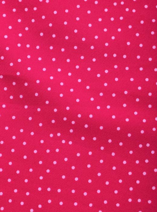 Индо принт "Средний горох" (БЕЛЫЙ ГОРОХ НА МАЛИНОВОМ - 0,2 СМ - 46)