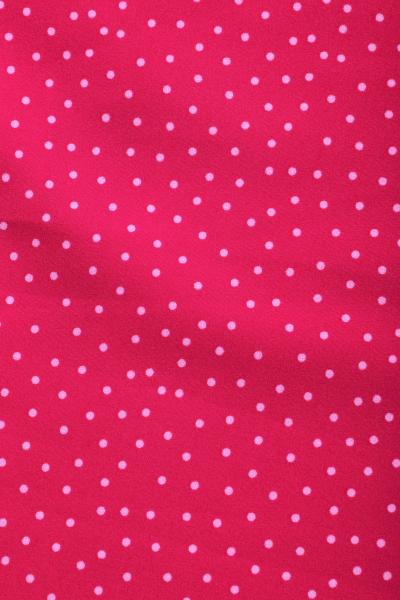 Индо принт "Средний горох" (БЕЛЫЙ ГОРОХ НА МАЛИНОВОМ - 0,2 СМ - 46)