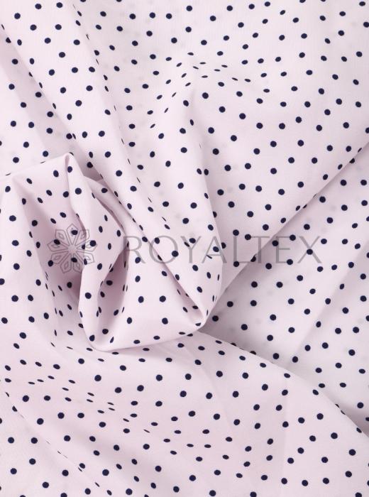 Индо принт "Средний горох" (СИНИЙ ГОРОХ НА БЕЛОМ - 0,2 СМ - 1)