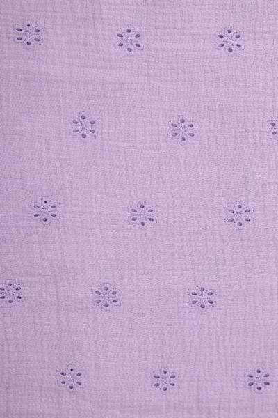 Муслин с вышивкой (СИРЕНЕВЫЙ - 6)