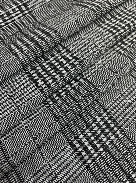 Жаккард принт RT8 (КЛЕТКА ТЕМНО-СЕРЫЙ)