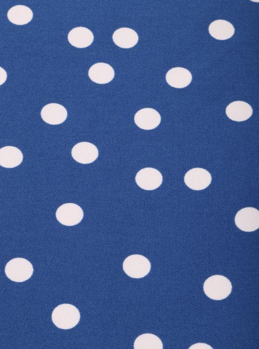 Марчиано принт (ГОРОХ НЕБЕСНО-СИНИЙ 1 СМ - 7)