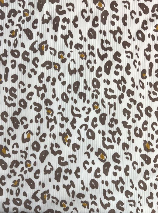 Лапша принт вискозная RT40 (ЛЕОПАРД КАПУЧИНО)