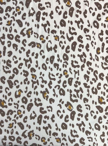 Лапша принт вискозная RT40 (ЛЕОПАРД КАПУЧИНО)