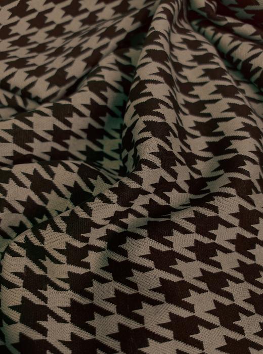 Жаккард принт RT8 (ЛАПКА 1 СМ КОРИЧНЕВАЯ)