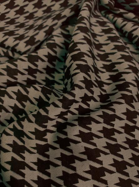 Жаккард принт RT8 (ЛАПКА 1 СМ КОРИЧНЕВАЯ)