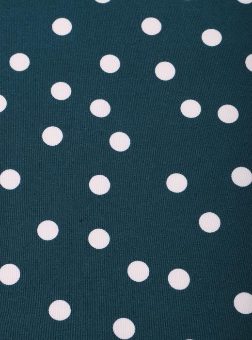 Марчиано принт (ГОРОХ СИНЕ-ЗЕЛЕНЫЙ 1 СМ - 12)