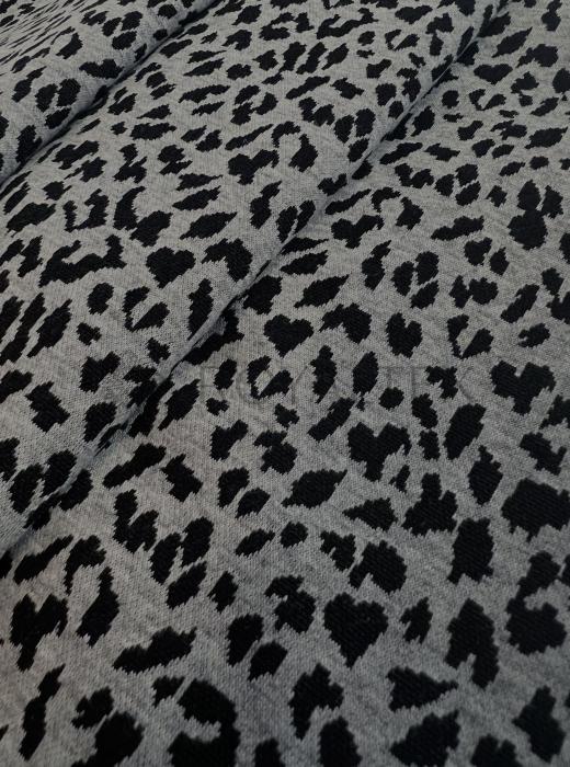Жаккард принт RT8 (ЛЕОПАРД СЕРЫЙ)