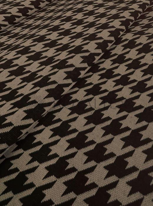 Жаккард принт RT8 (ЛАПКА 1 СМ КОРИЧНЕВАЯ)