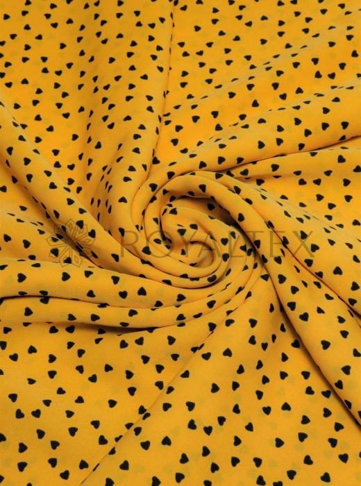 Софт принт (ЖЕЛТЫЙ "МЕЛКИЕ СЕРДЦА" - 3)