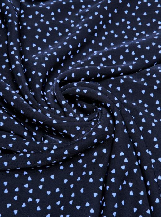 Софт принт (ТЕМНО-СИНИЙ "МЕЛКИЕ СЕРДЦА" - 7)