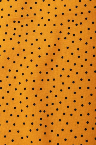 Индо принт "Средний горох" (ЧЕРНЫЙ ГОРОХ НА ЖЕЛТОМ - 0,2 СМ - 24)